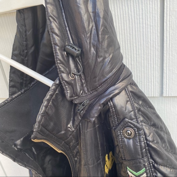 Vintage kappa bomber puffer jacket with detachable hood - Picture 13 of 15